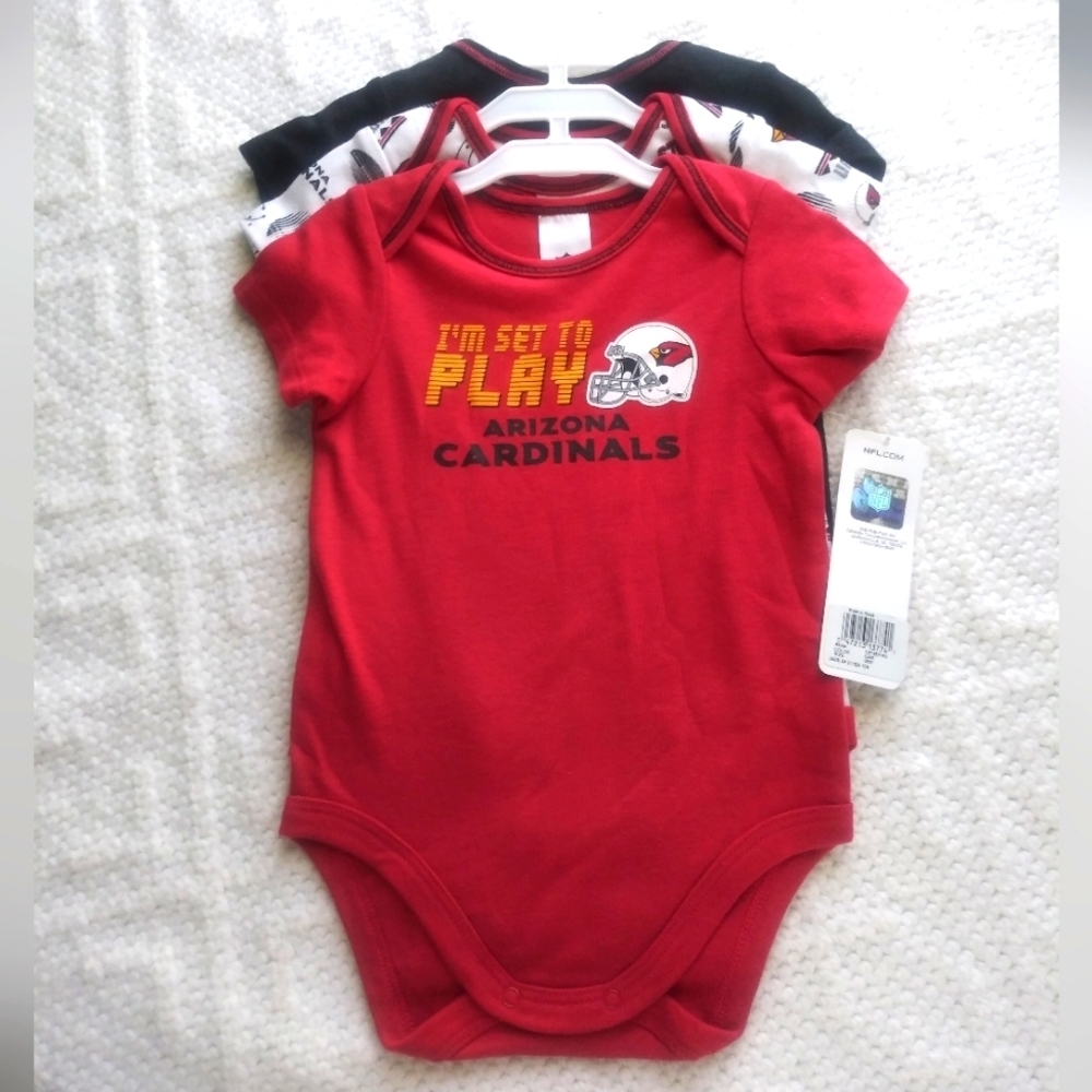 Arizona Cardinals Team Apparel Onesies